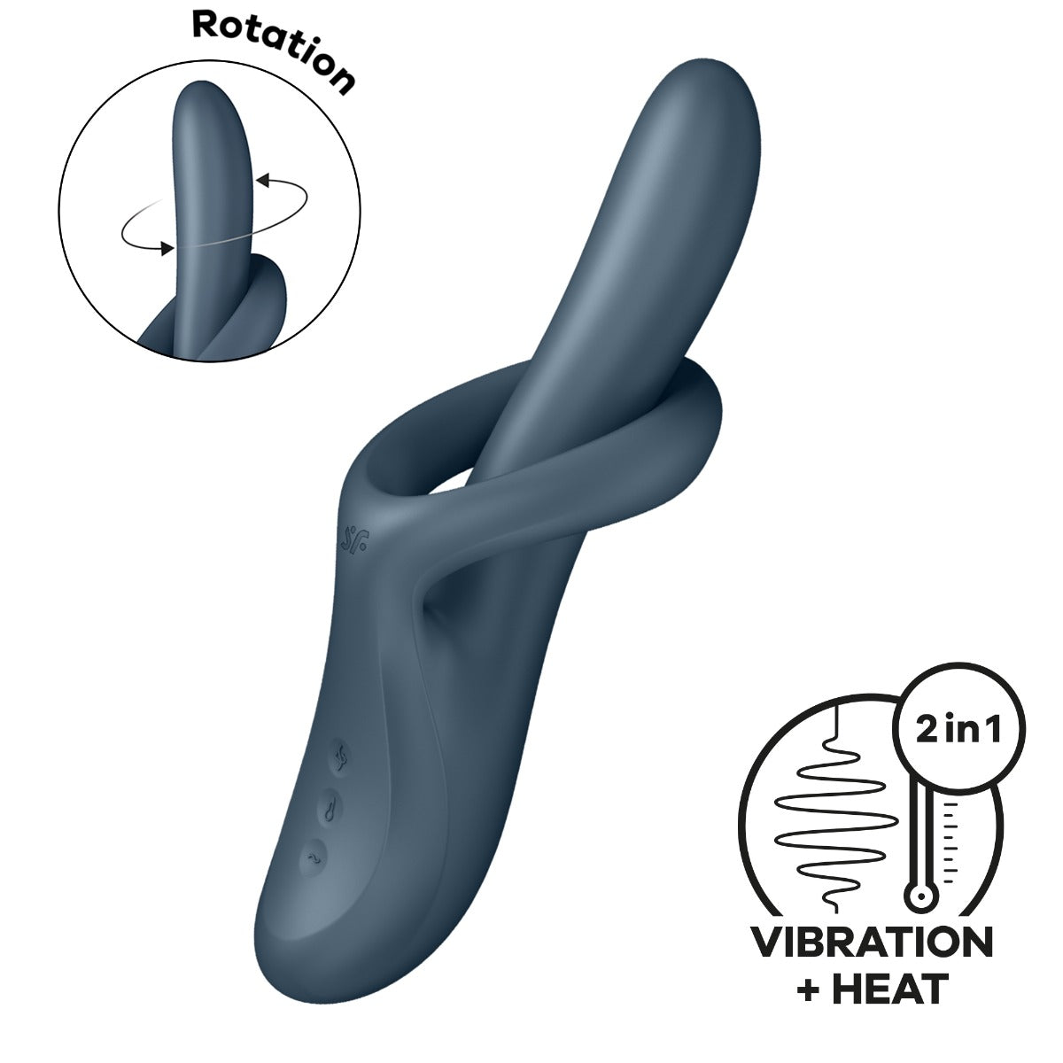 Satisfyer Heat Flex 4 in Grey – alternate product view #Colour_Grey