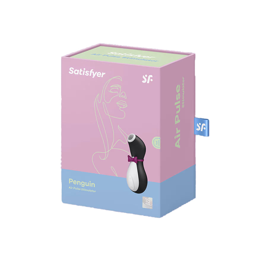 Satisfyer Penguin in Black/White – with retail packaging