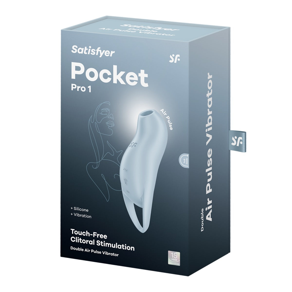 Satisfyer Pocket Pro 1 in Light Blue 