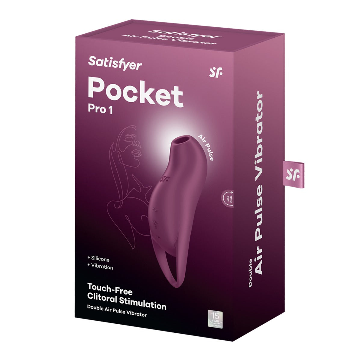 Satisfyer Pocket Pro 1 in Berry 