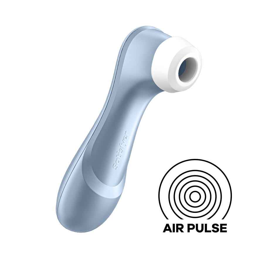 Satisfyer Pro 2 Generation 2 in Blue – front view #Colour_Blue
