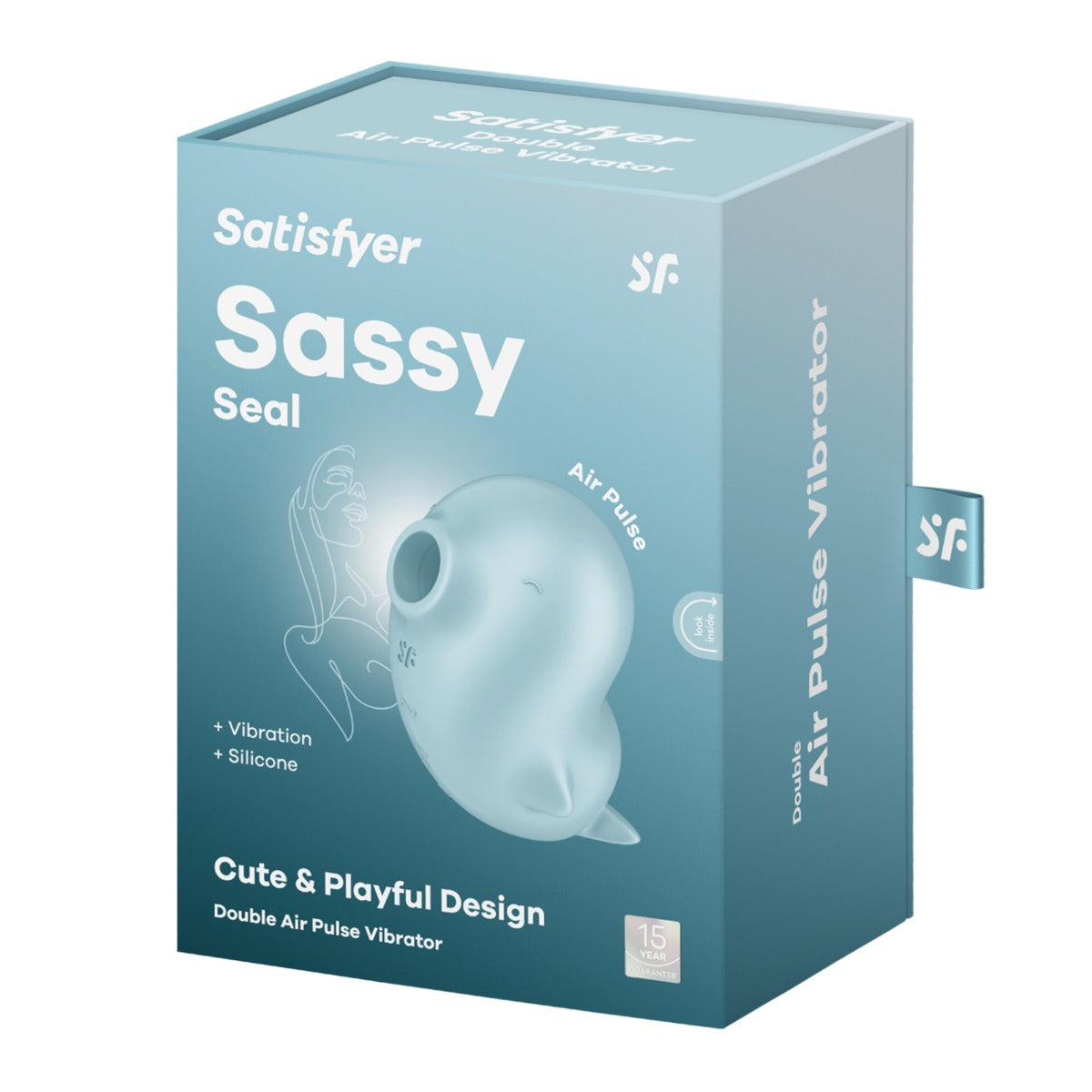 Satisfyer Sassy Seal in Ice Blue