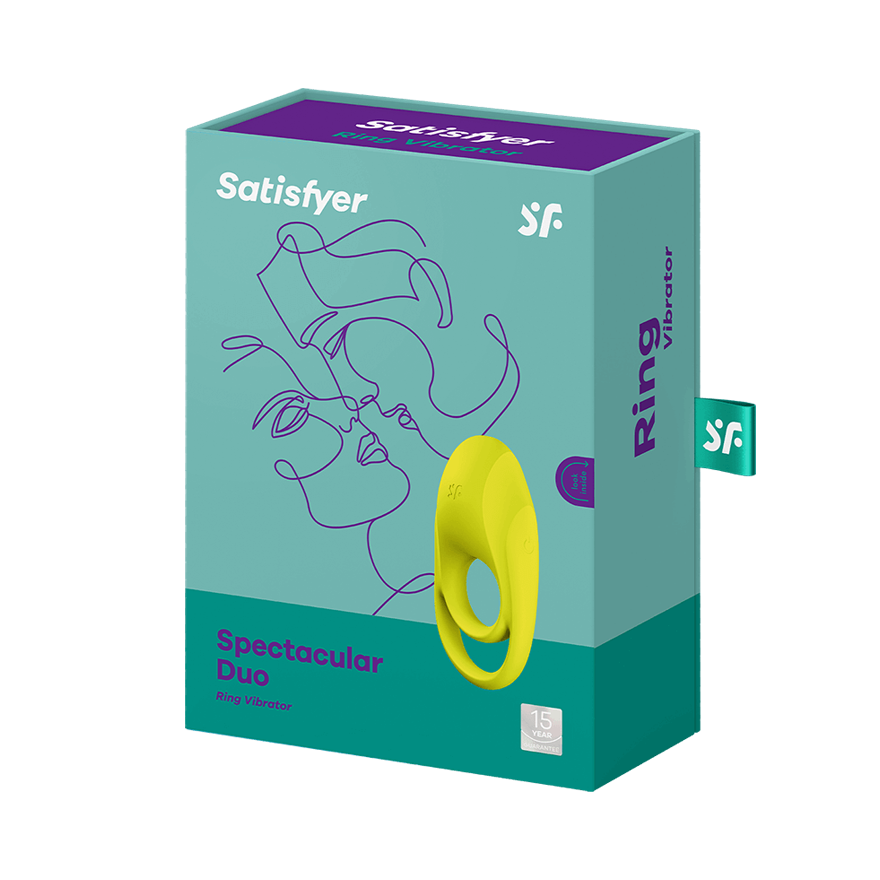 Satisfyer Spectacular Duo in Neon Green – with retail packaging