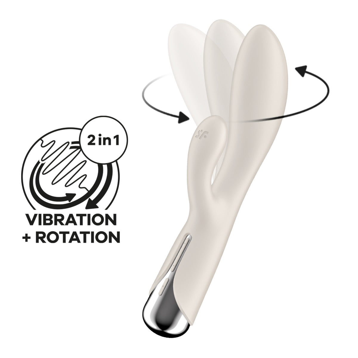 Satisfyer Spinning Rabbit 1 in Beige – alternate product view