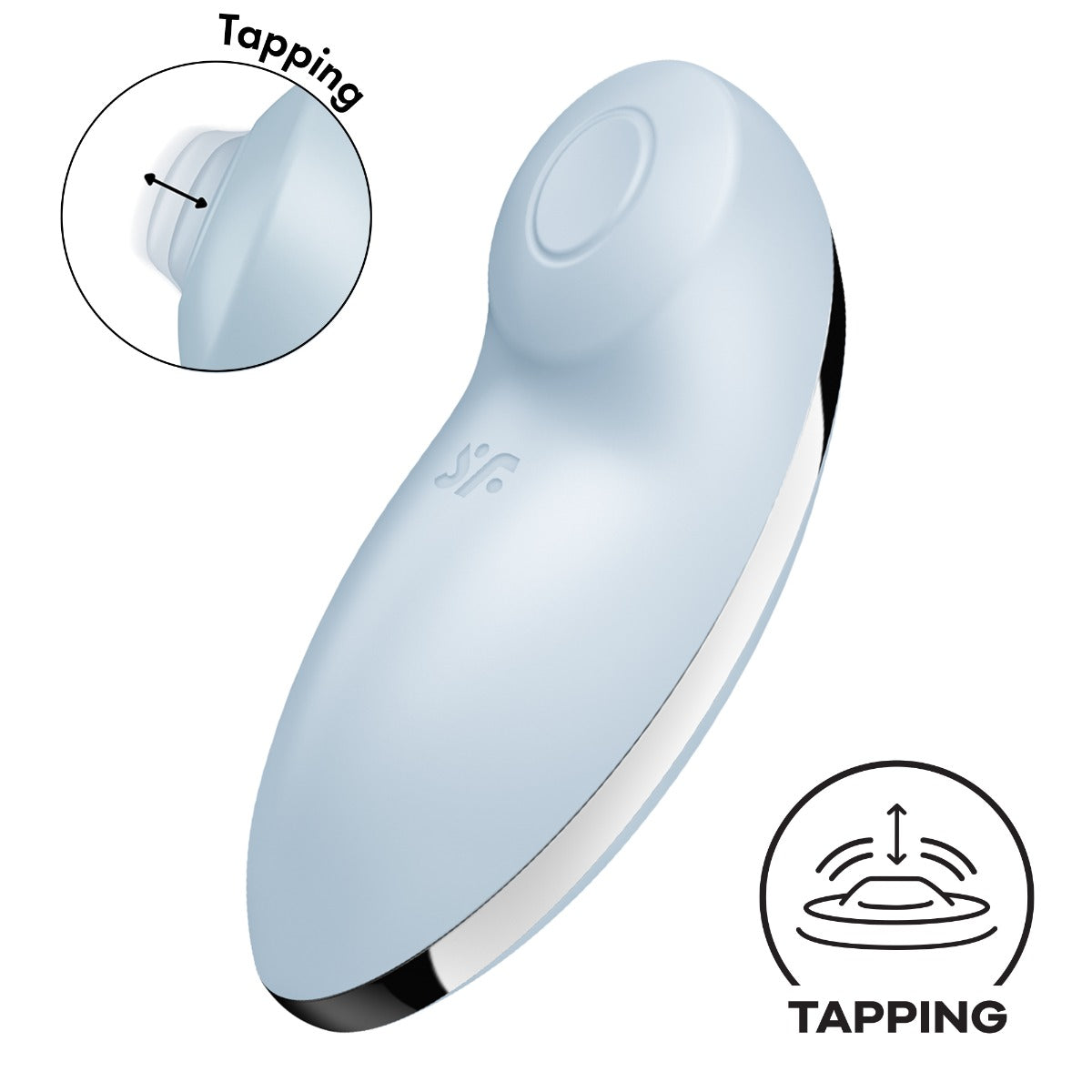 Satisfyer Tap &amp; Climax 2 in Blue – alternate product view 