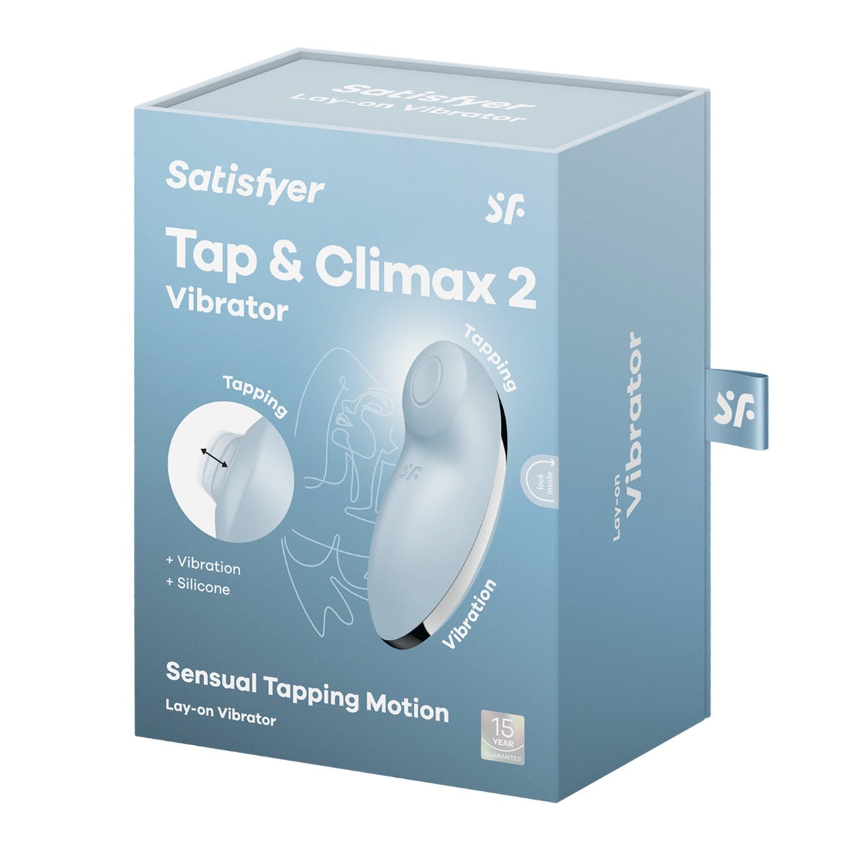 Satisfyer Tap & Climax 2 in Blue #Colour_Blue