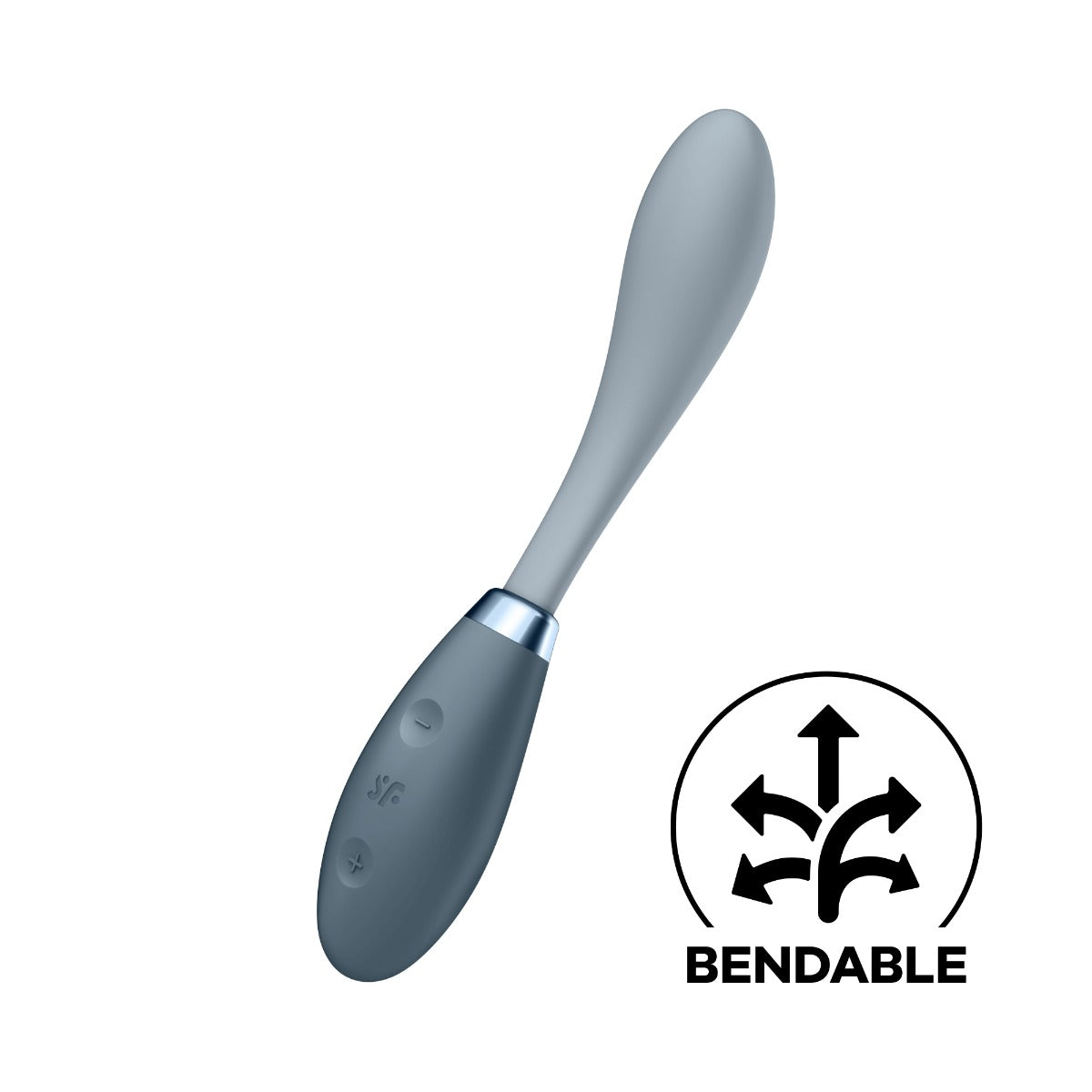Satisfyer G-Spot Flex 3 in Grey – front view