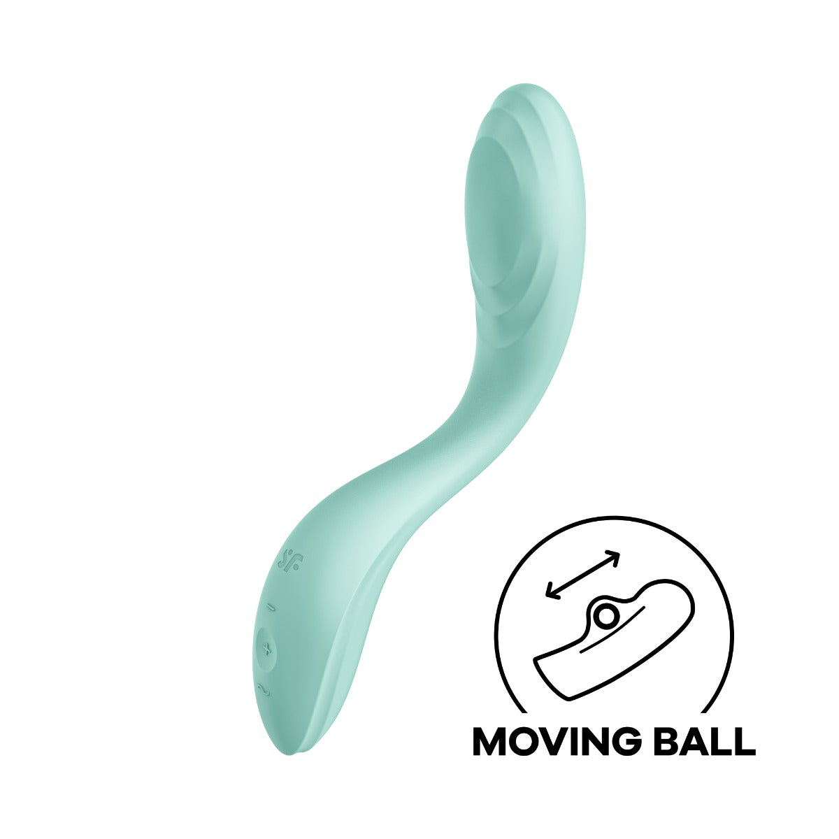 Satisfyer Rrrolling Pleasure in Mint – front view