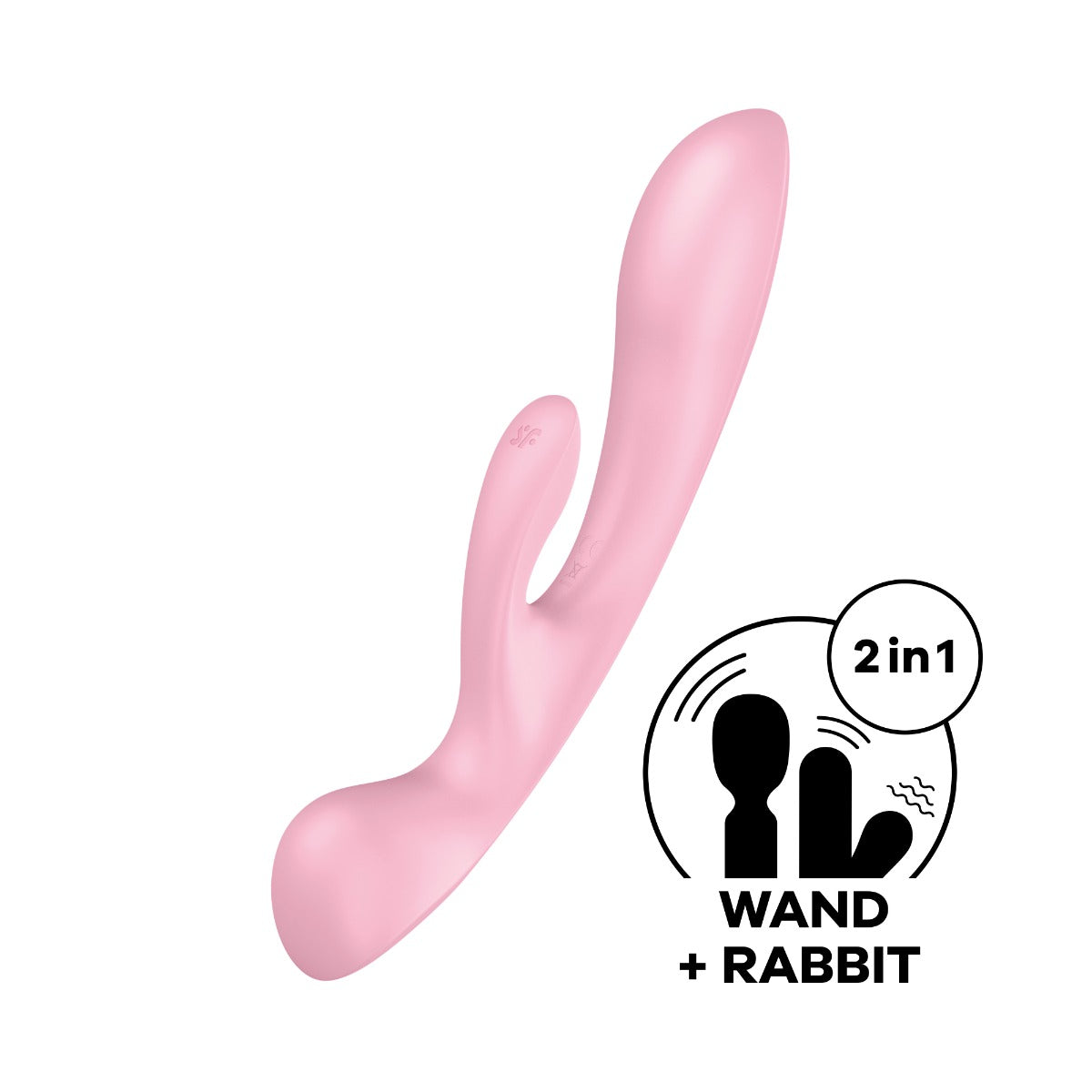 Satisfyer Triple Oh in Pink – front view 