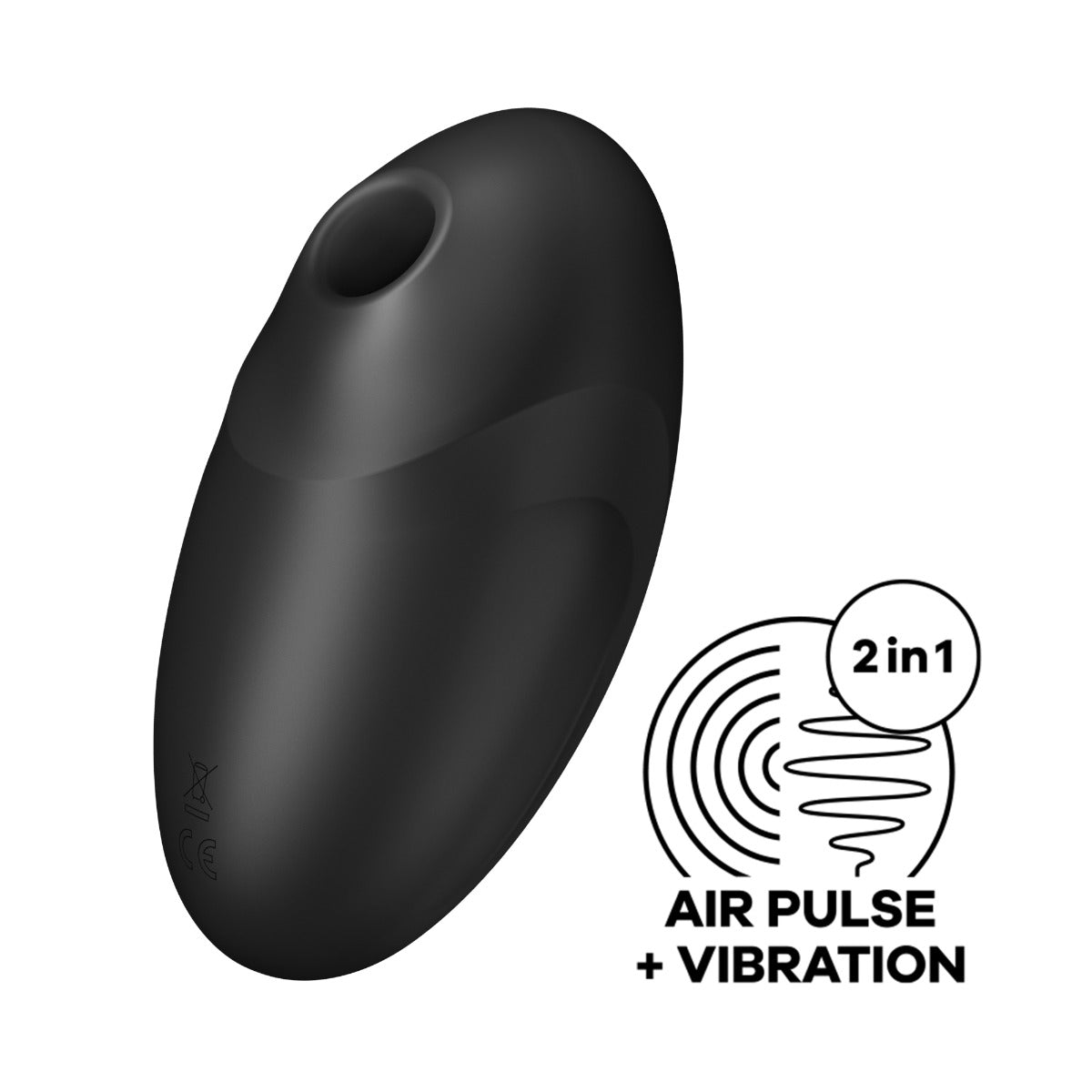 Satisfyer Vulva Lover 3 in Black – front view