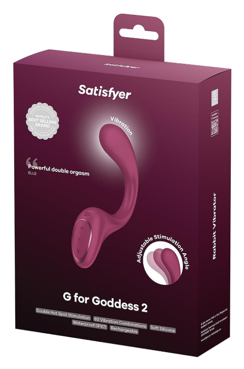 Satisfyer G For Goddess 2 in Burgundy #Colour_Burgundy