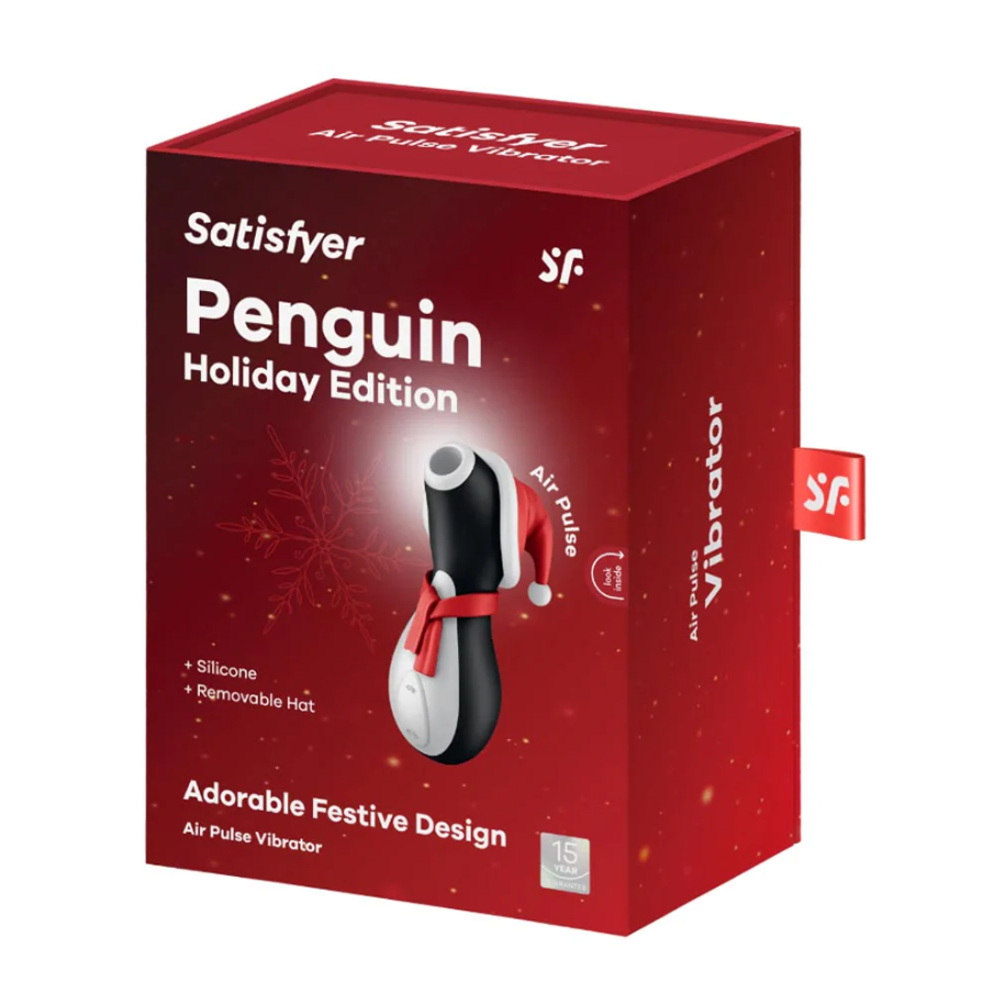 Satisfyer Penguin Holiday Edition in Black/Red/White – alternate product view