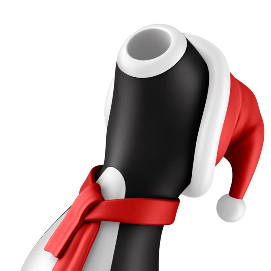 Satisfyer Penguin Holiday Edition in Black/Red/White