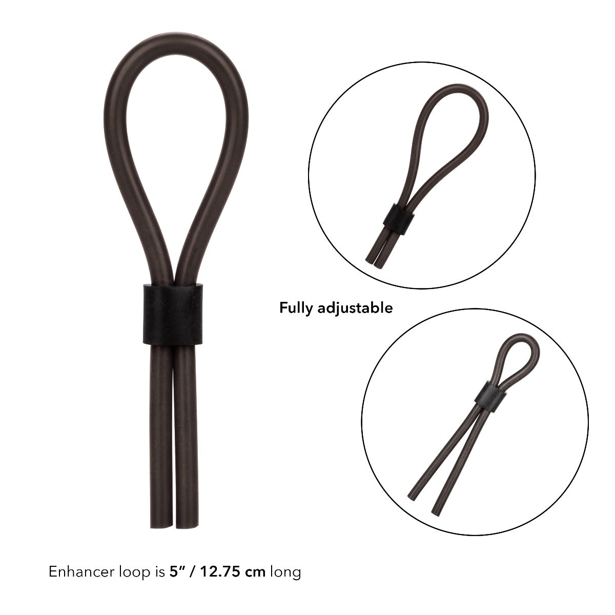California Exotics Silicone Stud® Lasso in Black – additional product view
