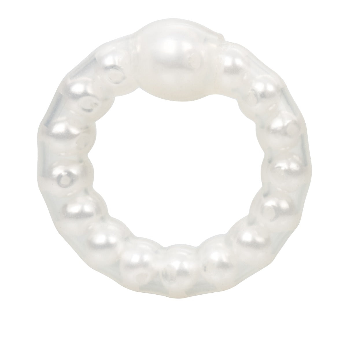 California Exotics Pearl Beaded Prolong Ring® in White – alternate product view
