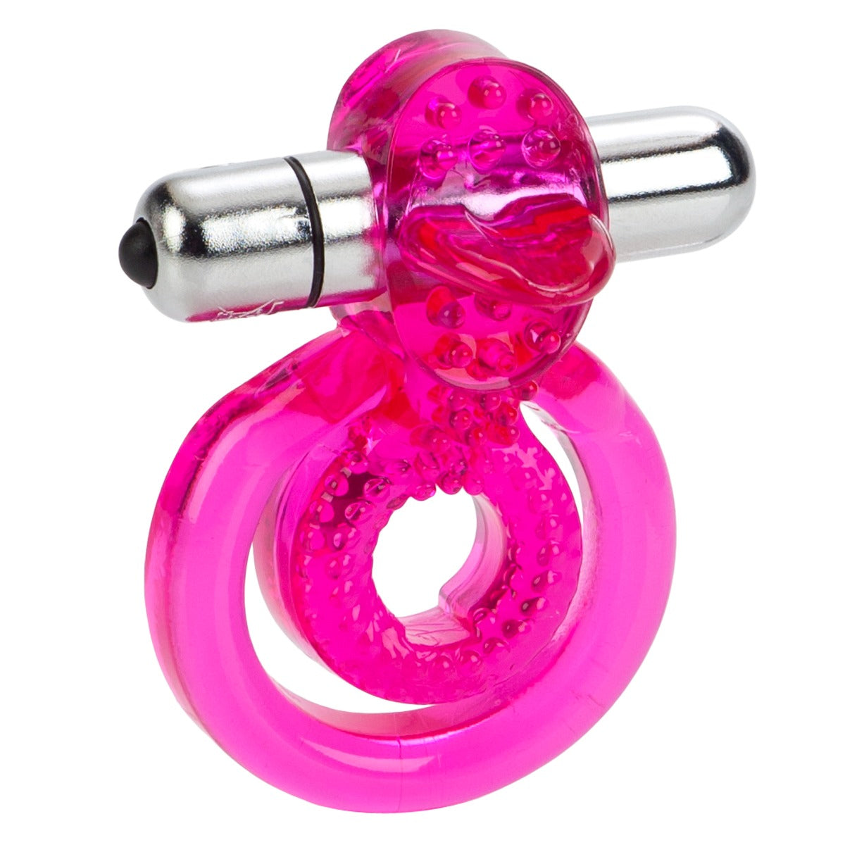 California Exotics Dual Clit Flicker™ in Pink – product detail view