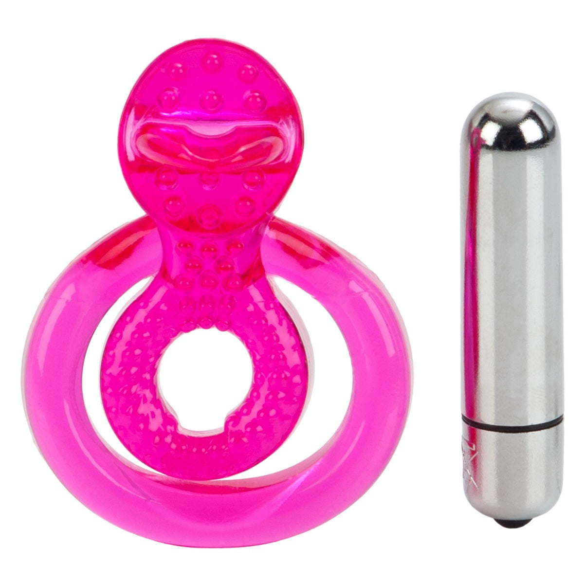 California Exotics Dual Clit Flicker™ in Pink – alternate product view
