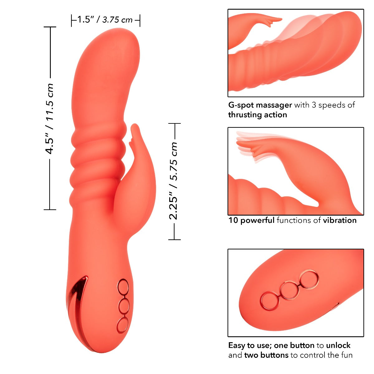 California Exotics California Dreaming® Orange County Cutie in Orange – additional product view