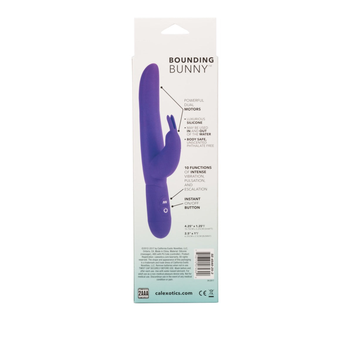 California Exotics Bounding Bunny in Purple – additional product view