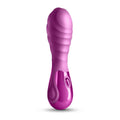 SEDUCTION - CHLOE RIBBED VIBRATOR - METALLIC PINK