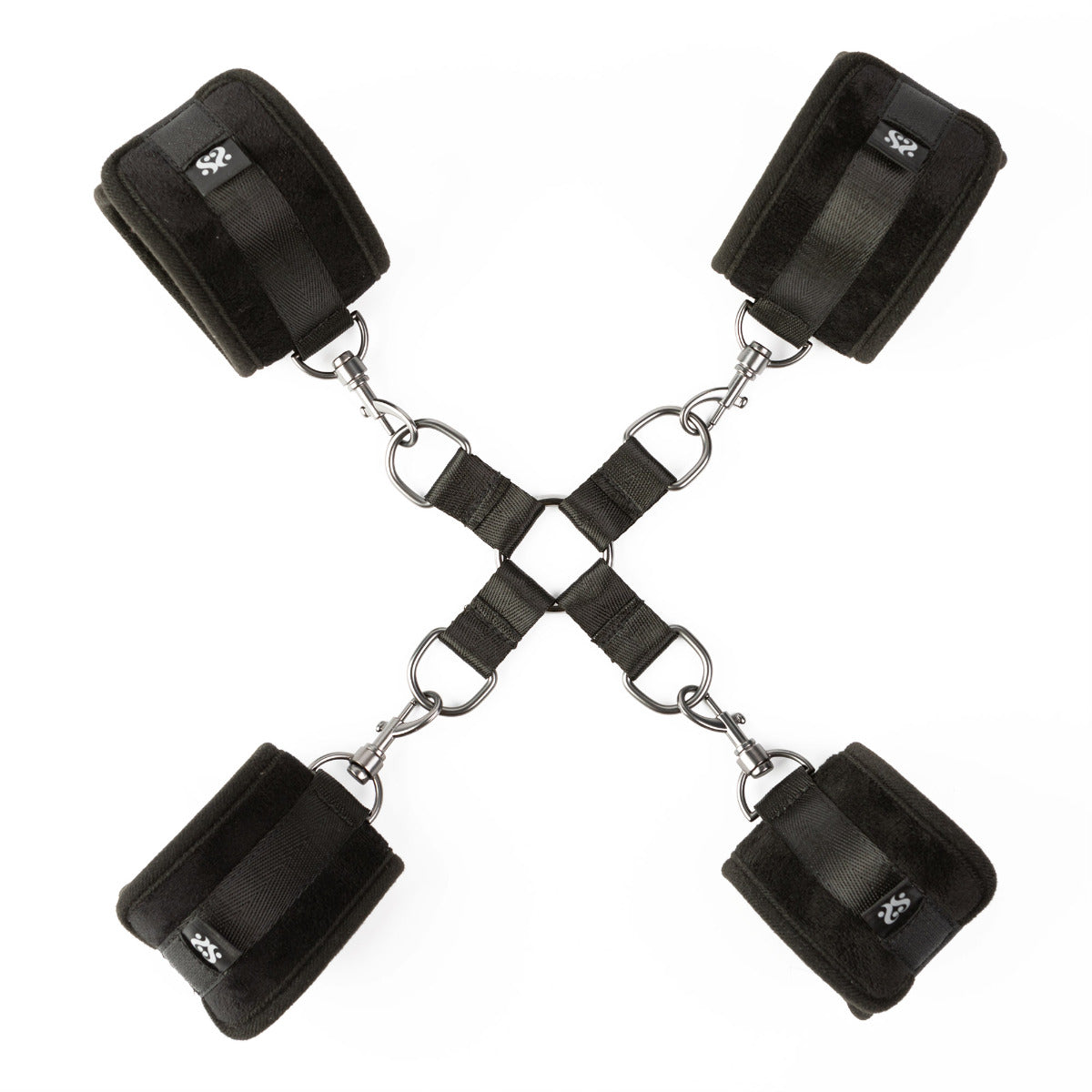 Hogtied and Satisfied - Hog Tie &amp; Cuff Set – front view