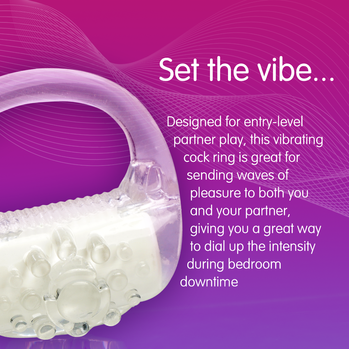 Skins Vibe Ring in Clear – product detail view