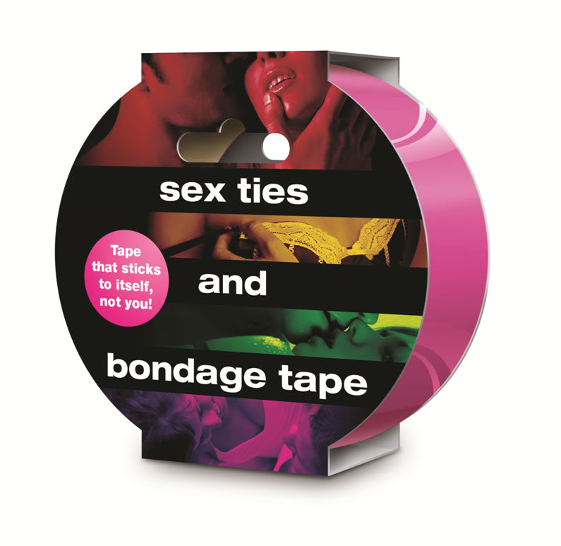 Sex Ties &amp; Bondage Tape - Pink product view 
