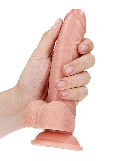 RealRock by Shots Curved Realistic Dildo &amp; Balls With Suction Cup – 7" – additional product view