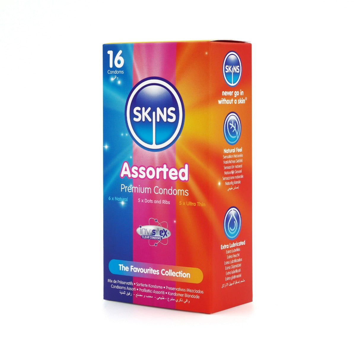 Skins Assorted Premium Condoms - 16 Pack - product detail 3