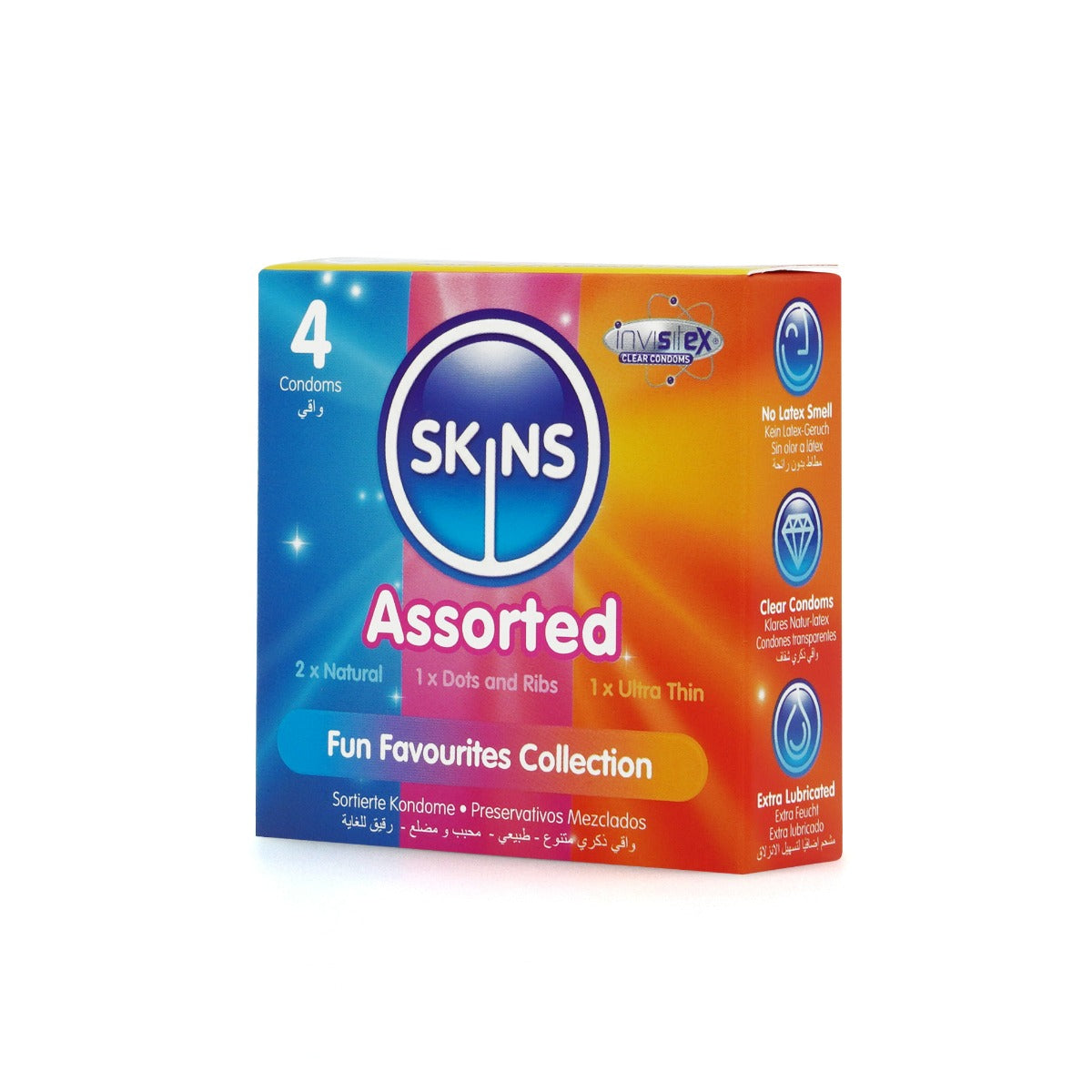 Skins Assorted Premium Condoms - 4 Pack - product detail 3
