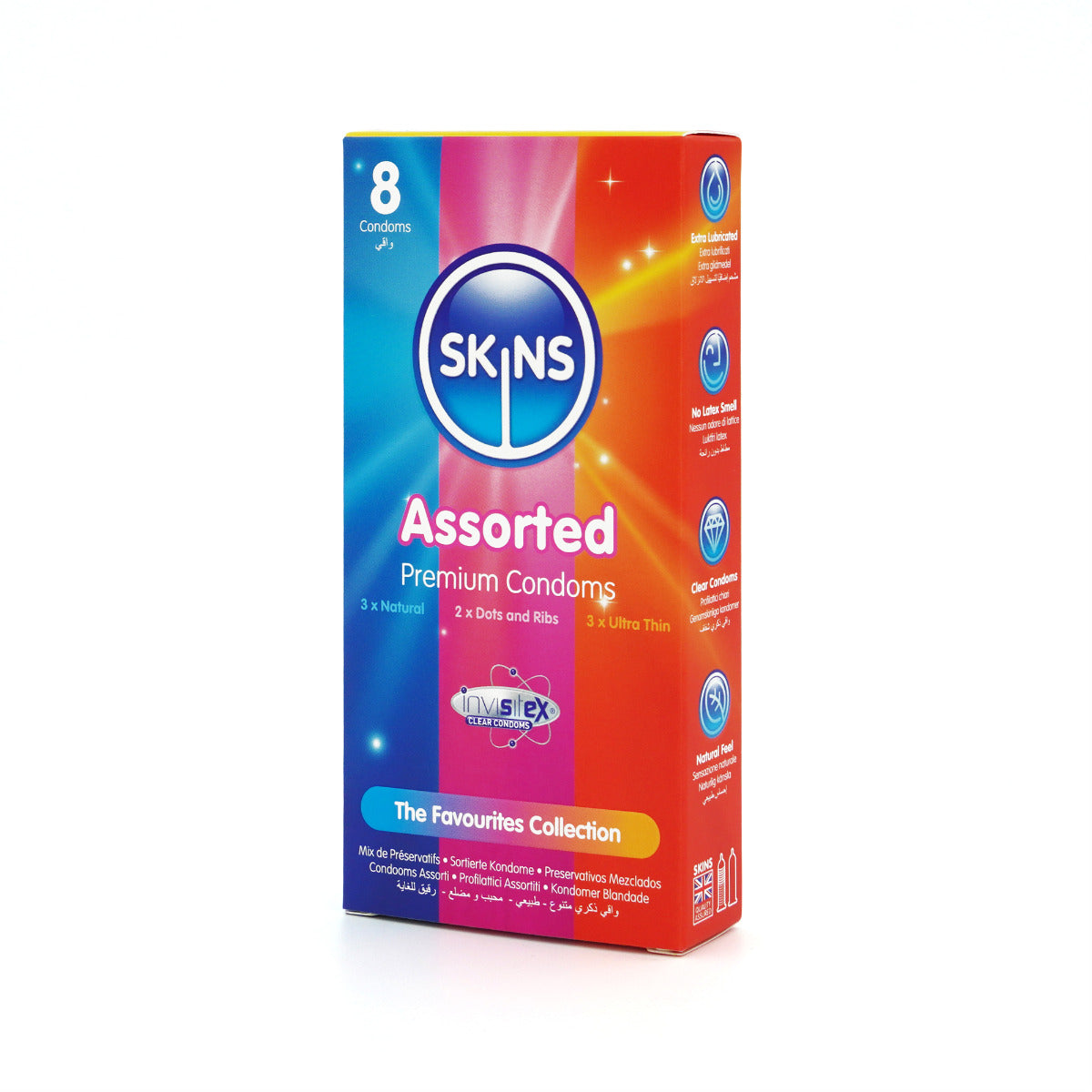 Skins Assorted Premium Condoms - 8 Pack - product detail 3