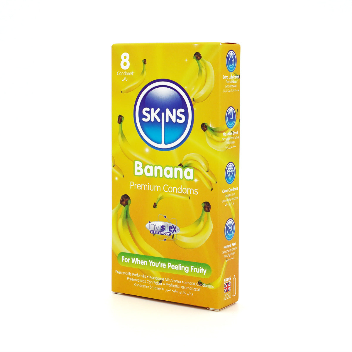 Skins Banana Premium Condoms - 8 Pack - product detail 3