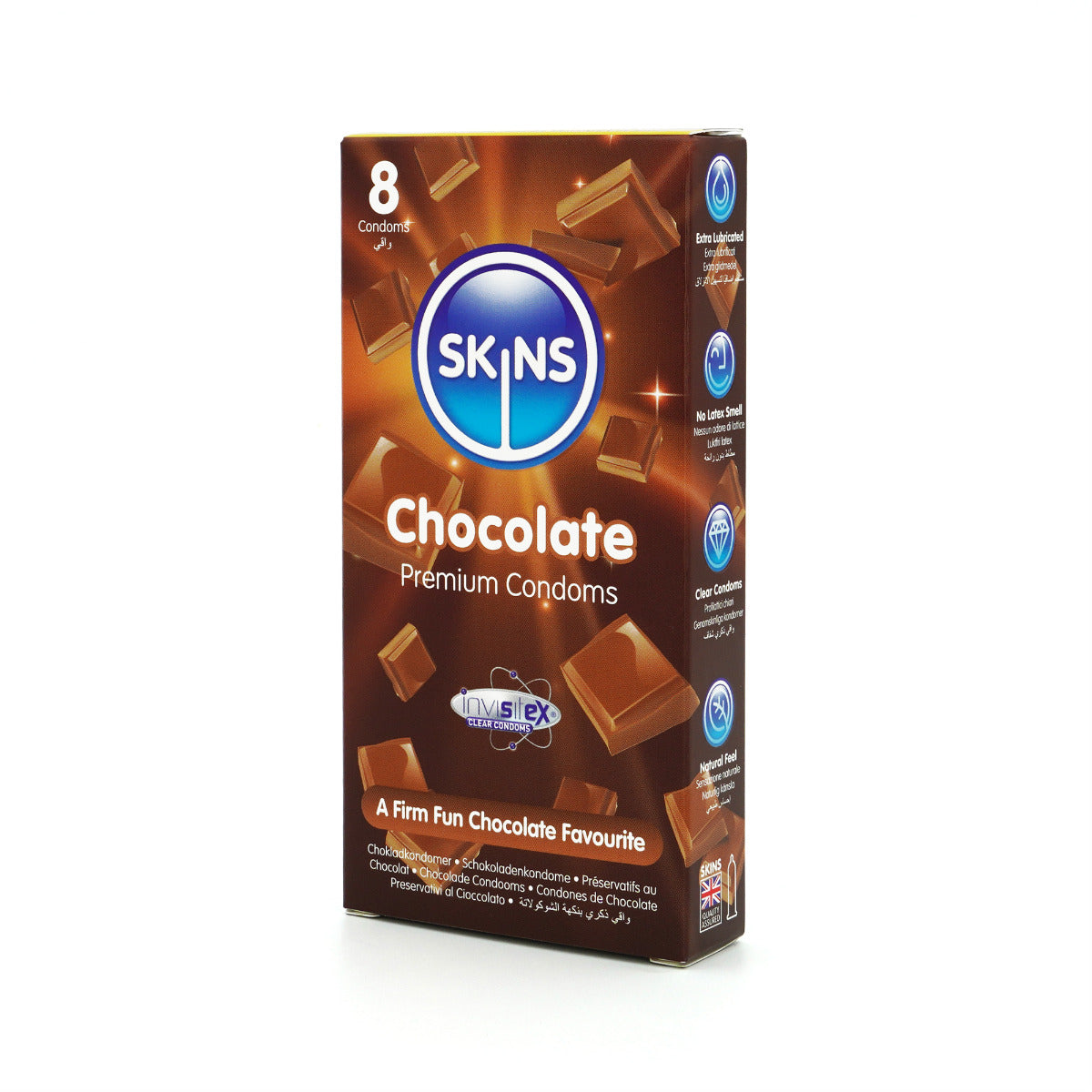 Skins Chocolate Premium Condoms - 8 Pack - product detail 2