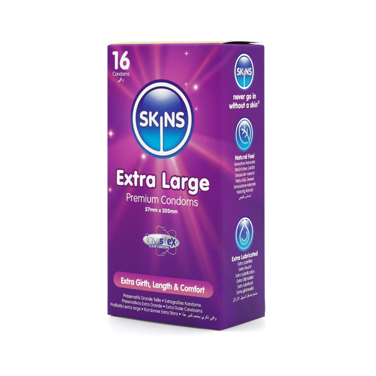 Skins Extra Large Premium Condoms - 16 Pack - product detail 3