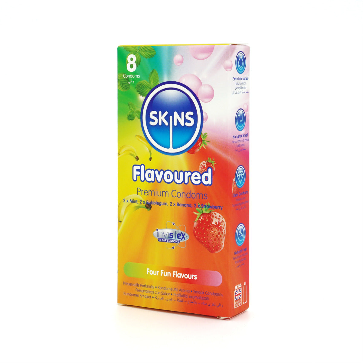 Skins Flavoured Premium Condoms - 8 Pack - product detail 2