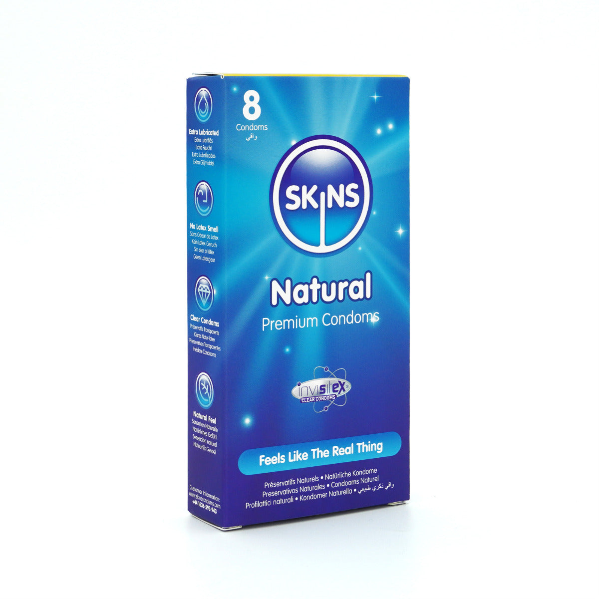 Skins Natural Premium Condoms - 8 Pack - product detail 2