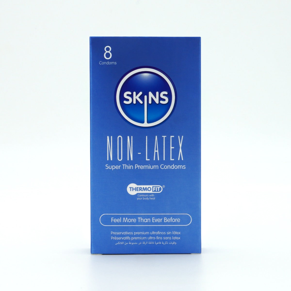 Skins Non-Latex Super Thin Premium Condoms - 8 Pack - front view