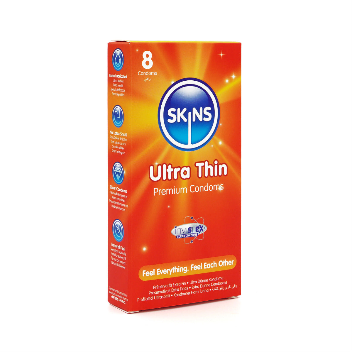 Skins Ultra Thin Premium Condoms - 8 Pack - product detail 2