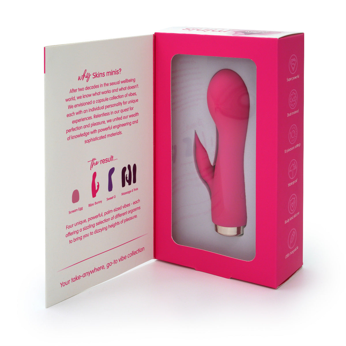 Minis - The Bijou Bunny in Pink – with retail packaging