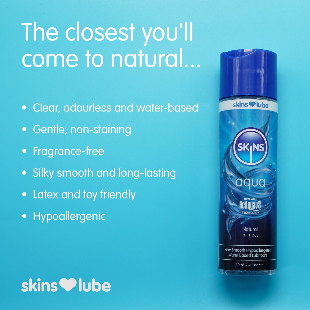 Skins Aqua Natural Intimacy 130ml – alternate product view