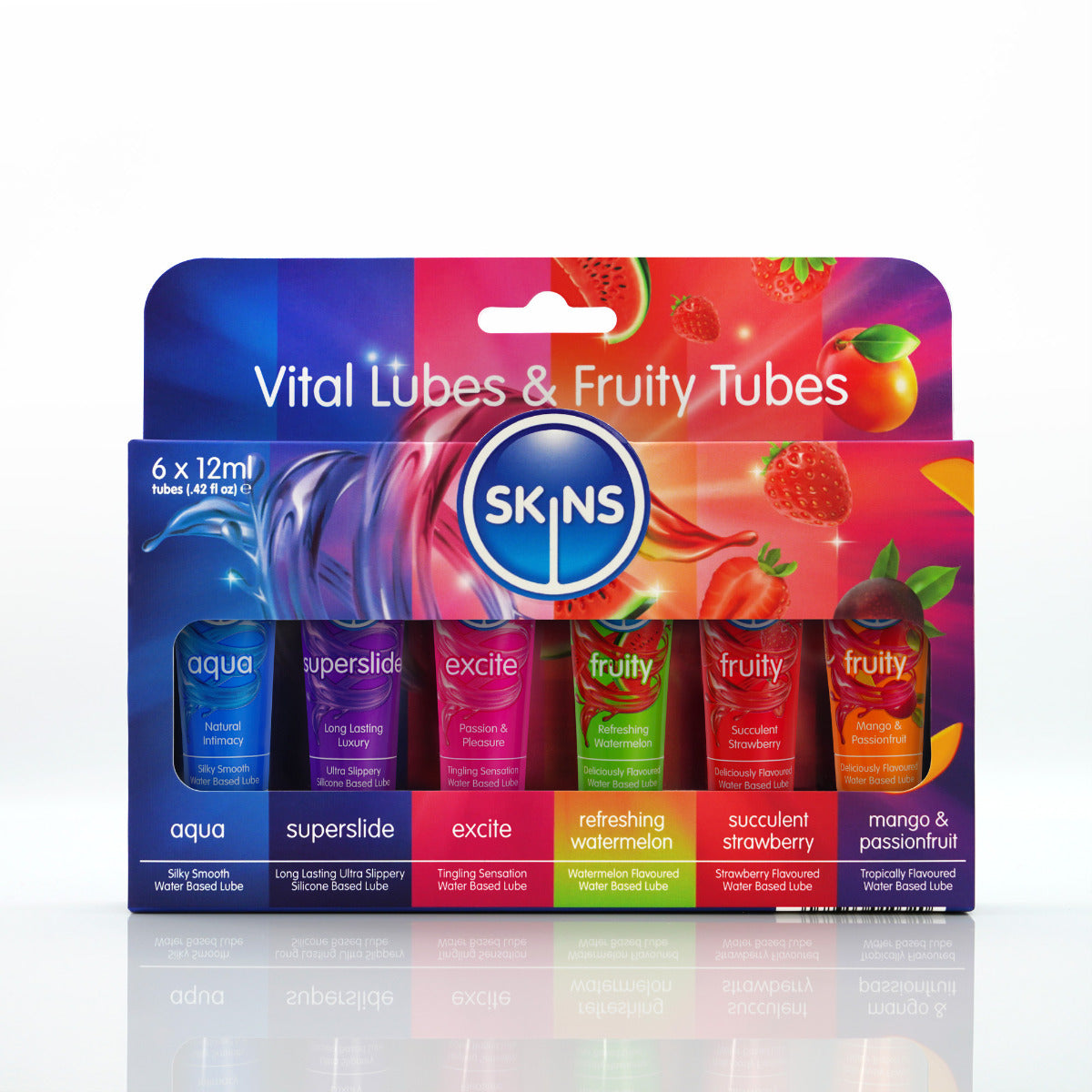Vital Lubes & Fruity Tubes – with retail packaging