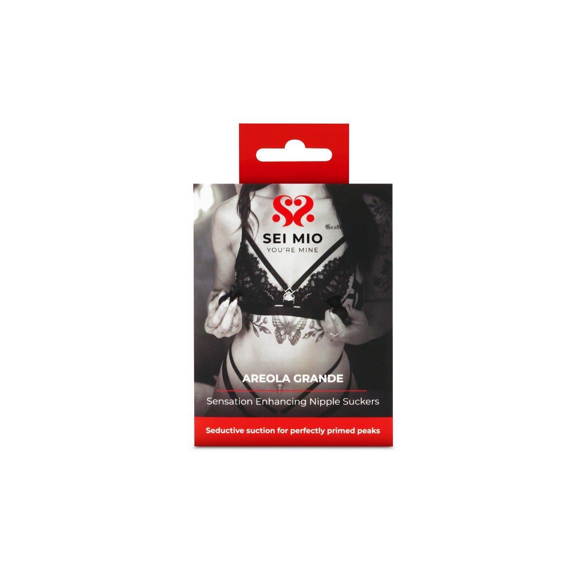 Sei Mio Areola Grande Teasing Nipple Suckers – with retail packaging