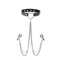 AMOR COLLAR WITH NIPPLE CLAMPS