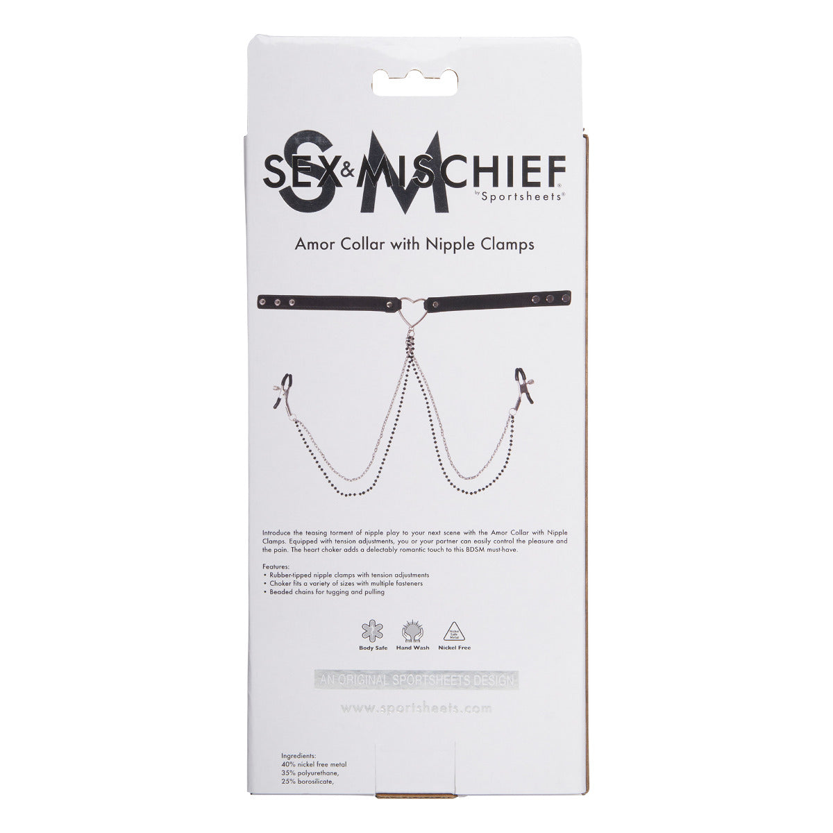 Amor Collar with Nipple Clamps – additional view