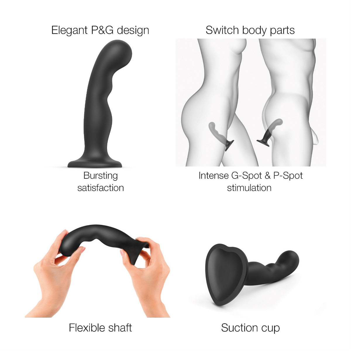 Strap On Me Dildo Plug P&amp;G 6.5" – additional product view
