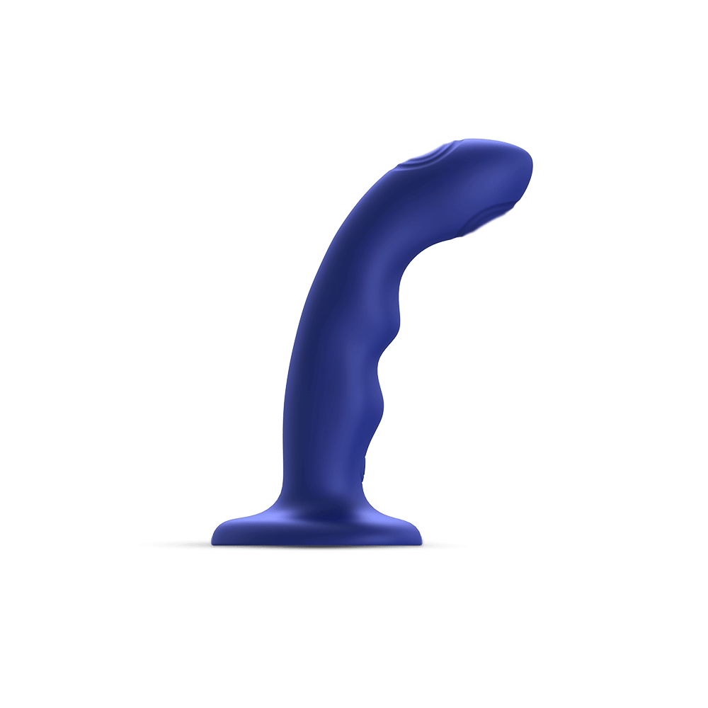 Strap On Me Tapping Dildo Wave 6.5" – Blue – additional product view 