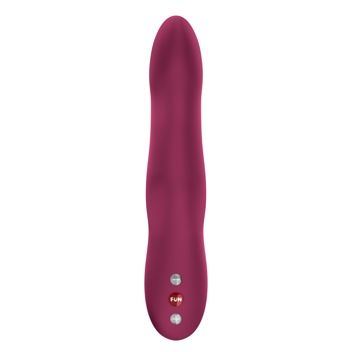 Fun Factory Stronic Wave Thrusting Pulsator in Wine Red – front view