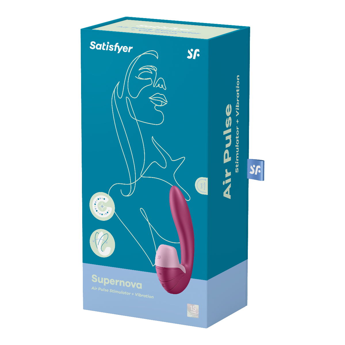 Satisfyer Supernova in Berry – product detail view