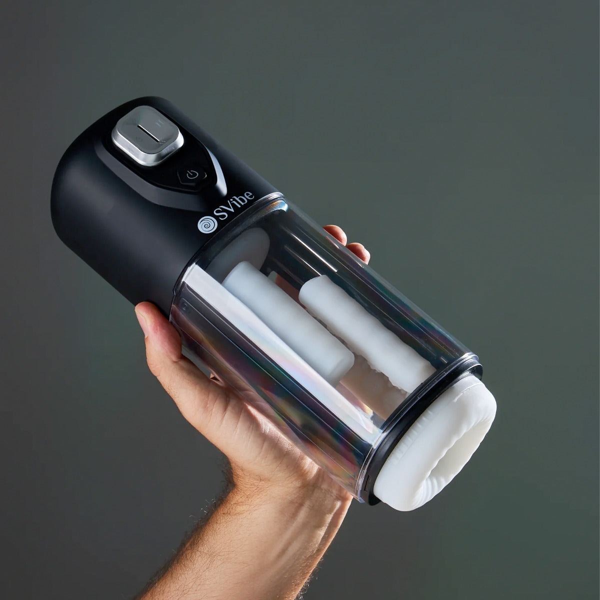 Snail Vibe Ikon Volt in Black – in-hand view