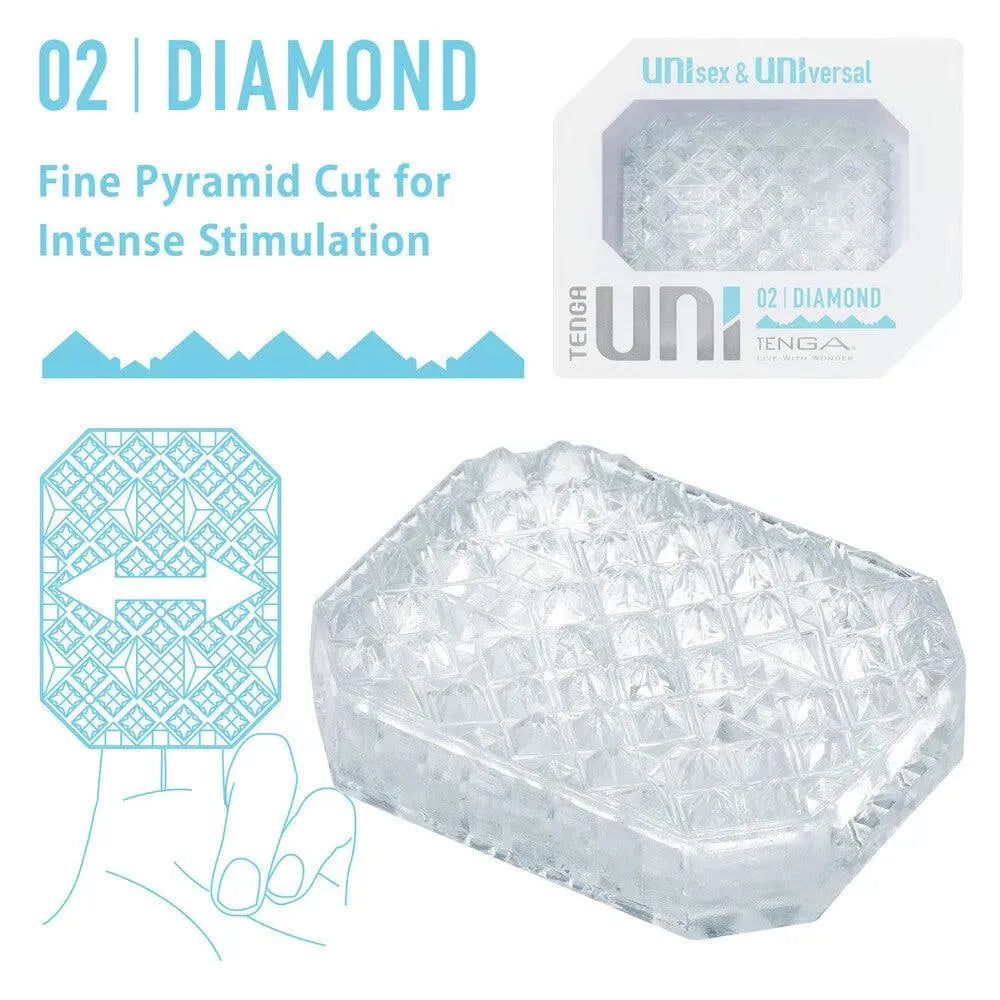 Tenga UNI Diamond Sleeve Masturbator - Rapture Works